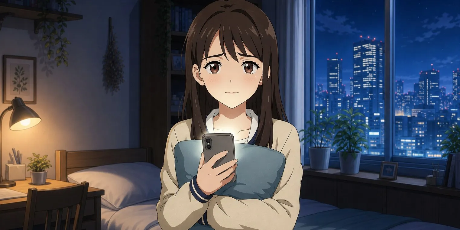玩家 A 的結衣：深夜抱著抱枕等訊息，有點不安